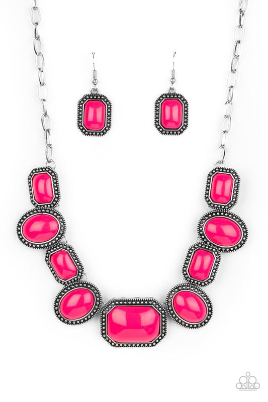 Lets Get Loud - Pink - Paparazzi Necklace Image