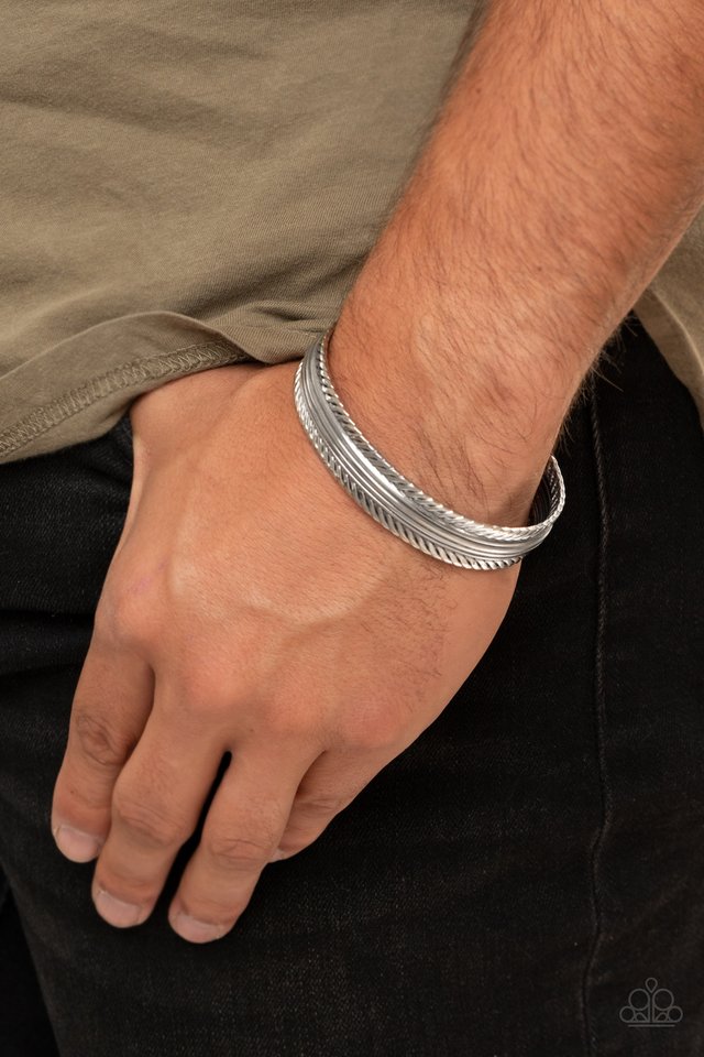 METALHEAD Over Heels - Silver - Paparazzi Bracelet Image