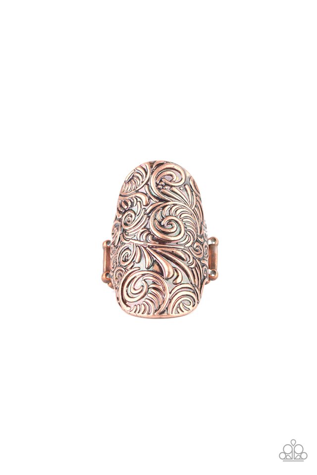 Paisley Paradise - Copper - Paparazzi Ring Image