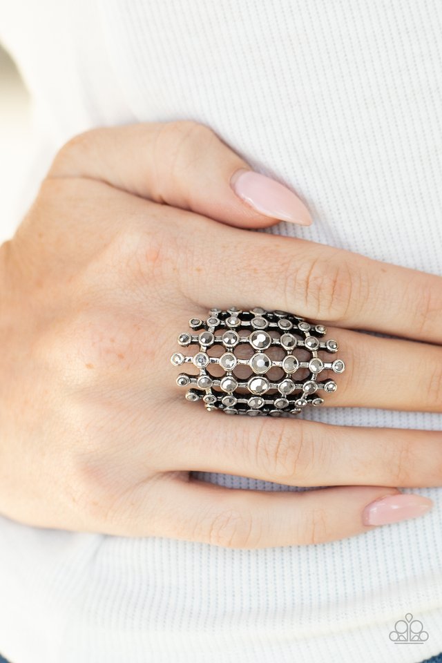 Fiercely Flashy - Silver - Paparazzi Ring Image