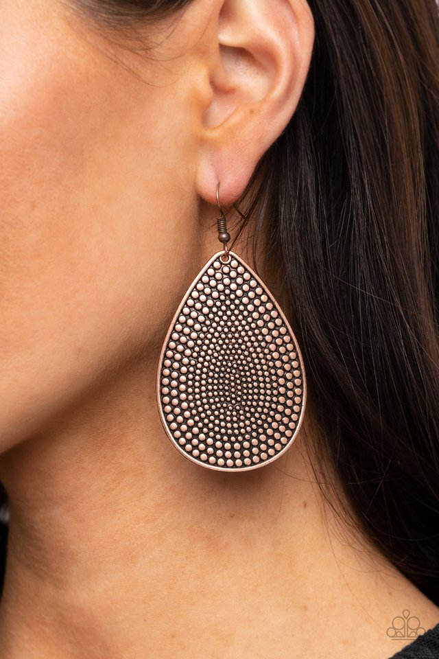 Artisan Adornment - Copper - Paparazzi Earring Image