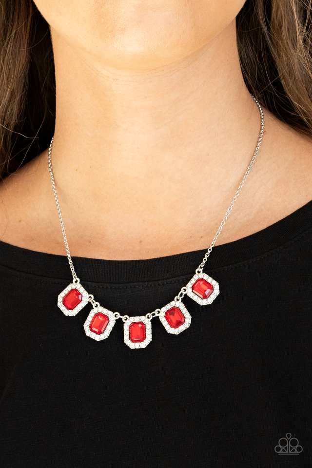 Next Level Luster - Red - Paparazzi Necklace Image