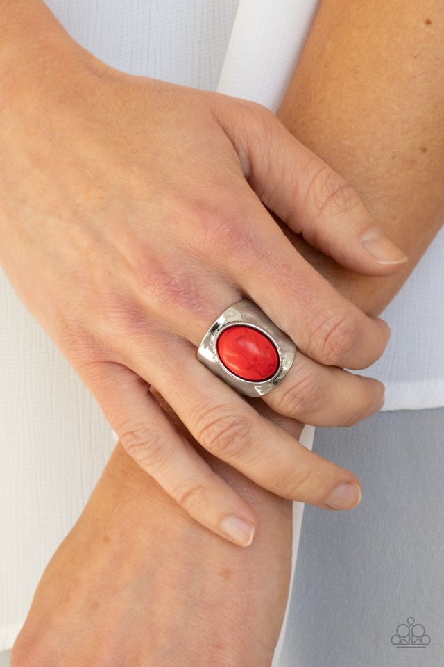 Elemental Essence - Red - Paparazzi Ring Image