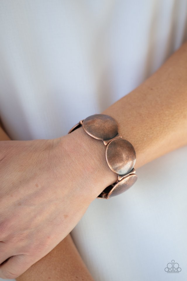 Going, Going, GONG! - Copper - Paparazzi Bracelet Image