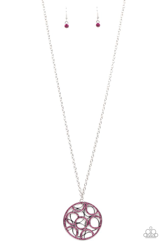 ​Thanks a MEDALLION - Pink - Paparazzi Necklace Image