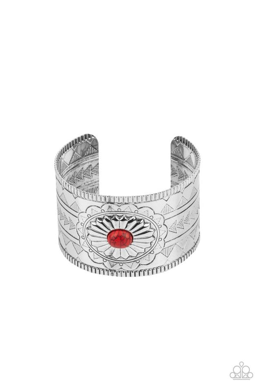 Aztec Artisan - Red - Paparazzi Bracelet Image
