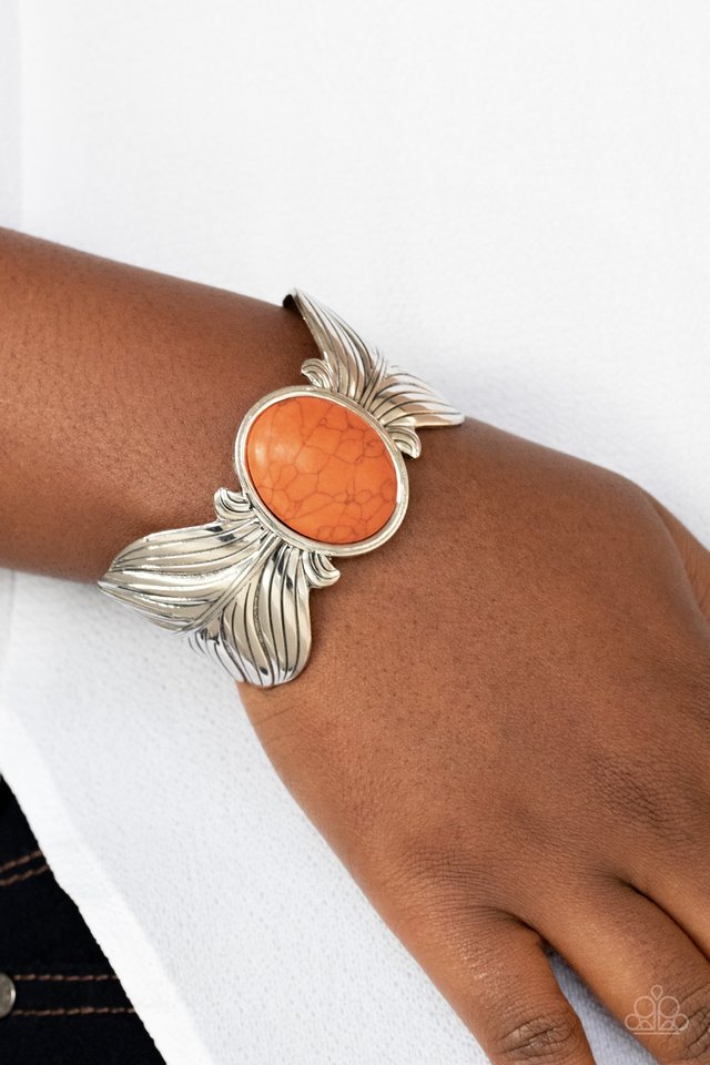 Born to Soar - Orange - Paparazzi Bracelet Image