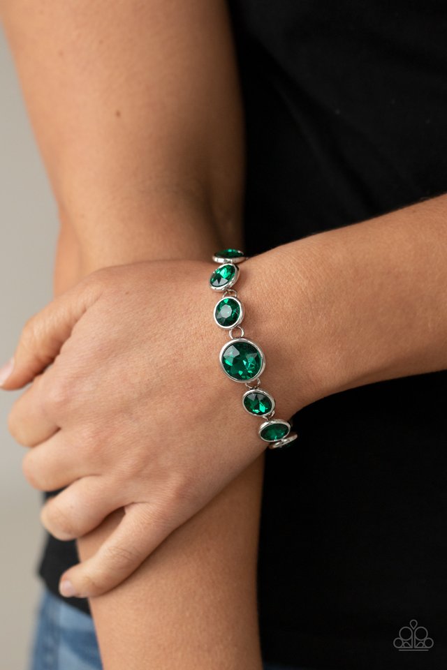 ​Lustrous Luminosity - Green - Paparazzi Bracelet Image