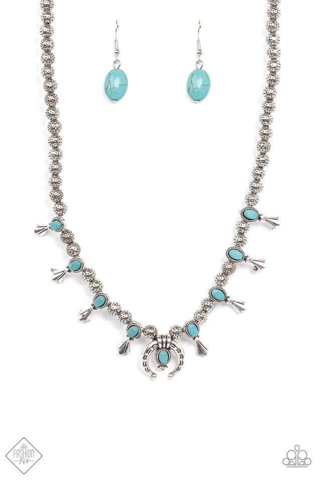 ​Luck Of The West - Blue - Paparazzi Necklace Image