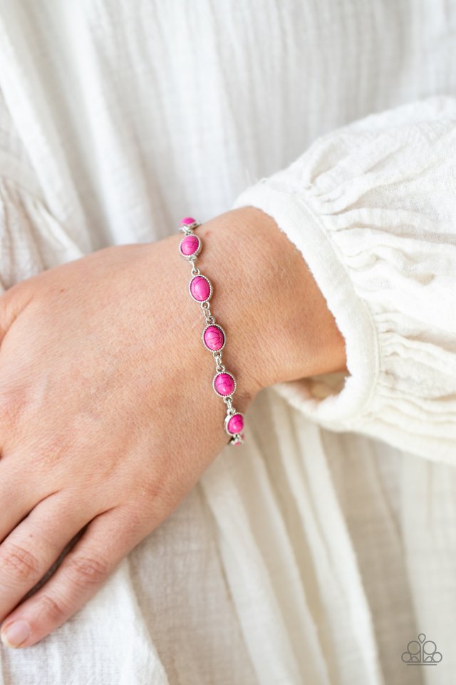 Desert Day Trip - Pink - Paparazzi Bracelet Image