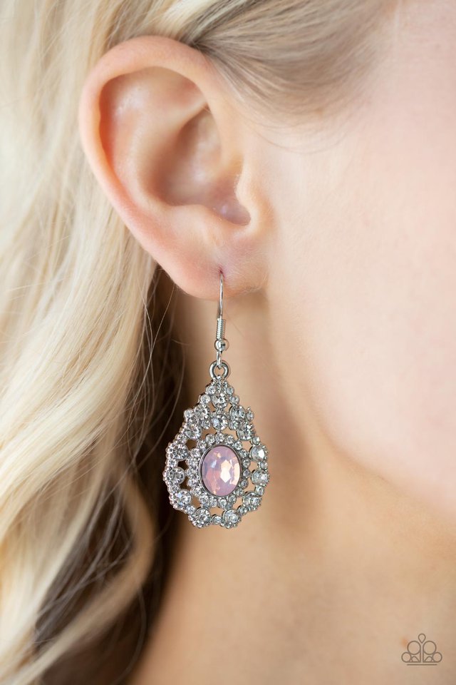​Celestial Charmer - Pink - Paparazzi Earring Image