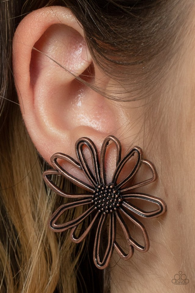 Artisan Arbor - Copper - Paparazzi Earring Image