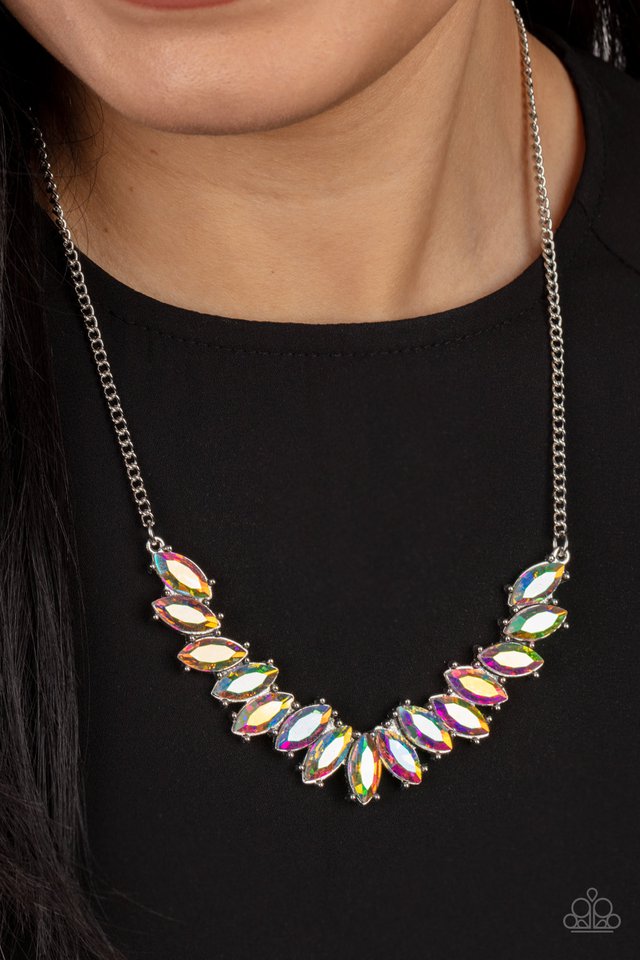 Galaxy Game-Changer - Multi - Paparazzi Necklace Image