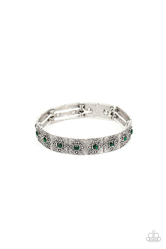 ​Venetian Valentine - Green - Paparazzi Bracelet Image