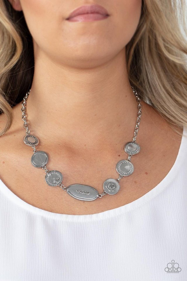 Uniquely Unconventional - Silver - Paparazzi Necklace Image