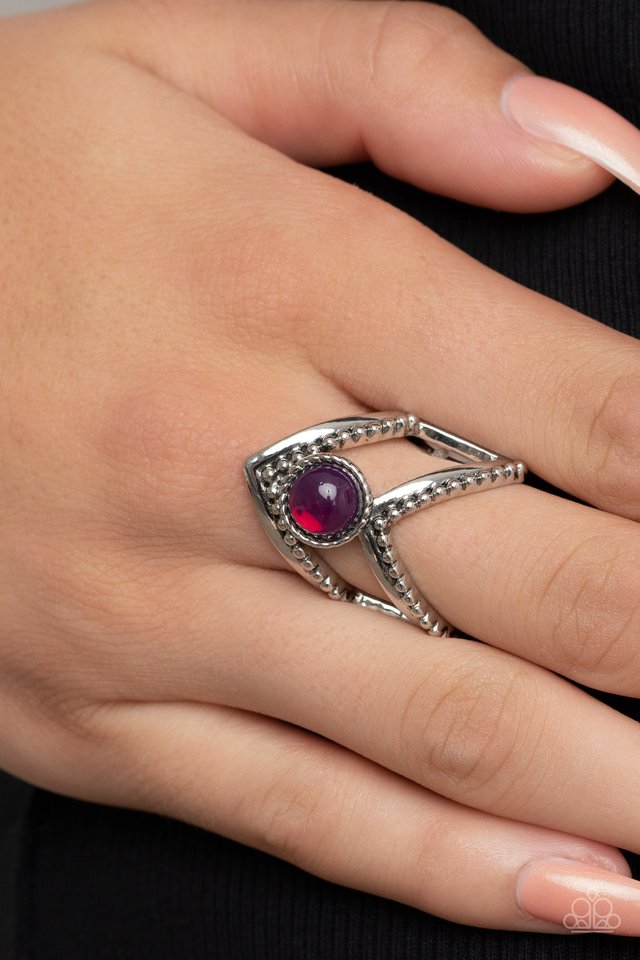 Axial Angle - Purple - Paparazzi Ring Image
