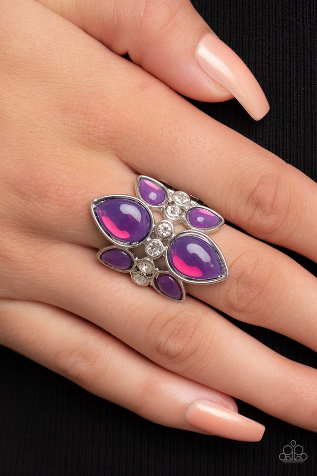 TRIO Tinto - Purple - Paparazzi Ring Image