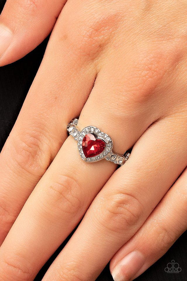 Romantic Reputation - Red - Paparazzi Ring Image