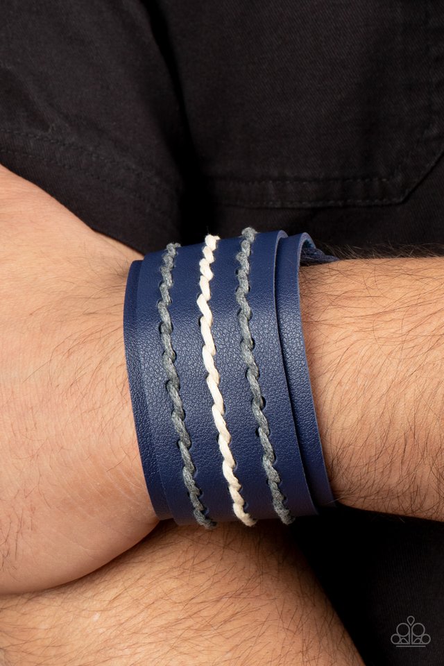 Real Ranchero - Blue - Paparazzi Bracelet Image