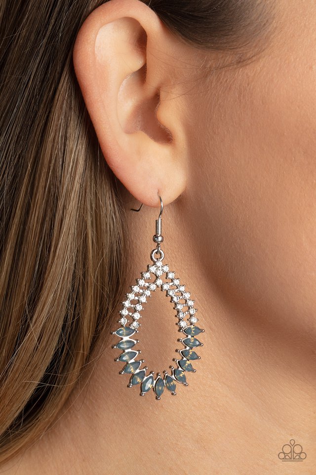 Lucid Luster - Silver - Paparazzi Earring Image