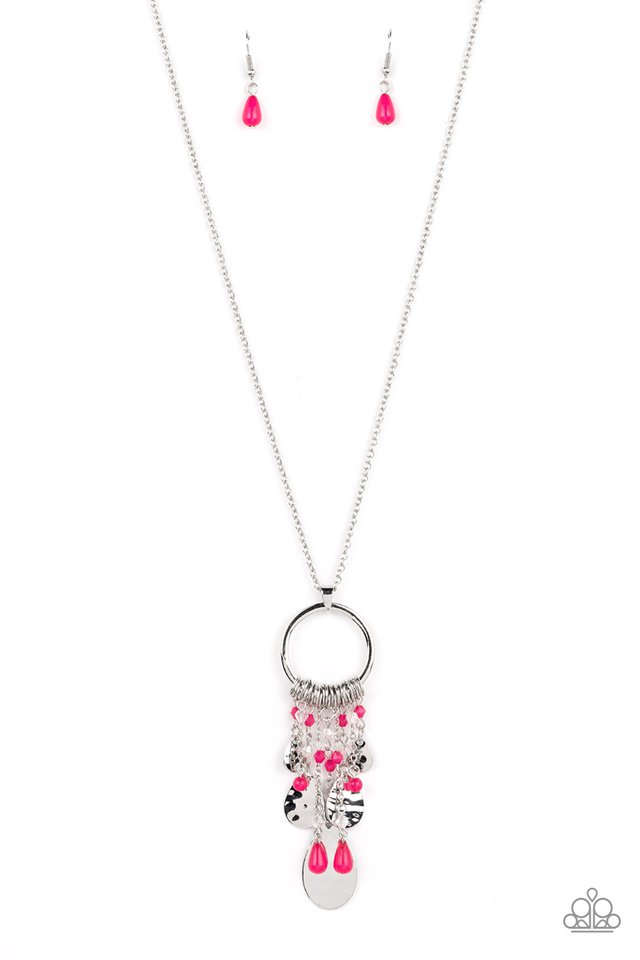 Totally Trolling - Pink - Paparazzi Necklace Image