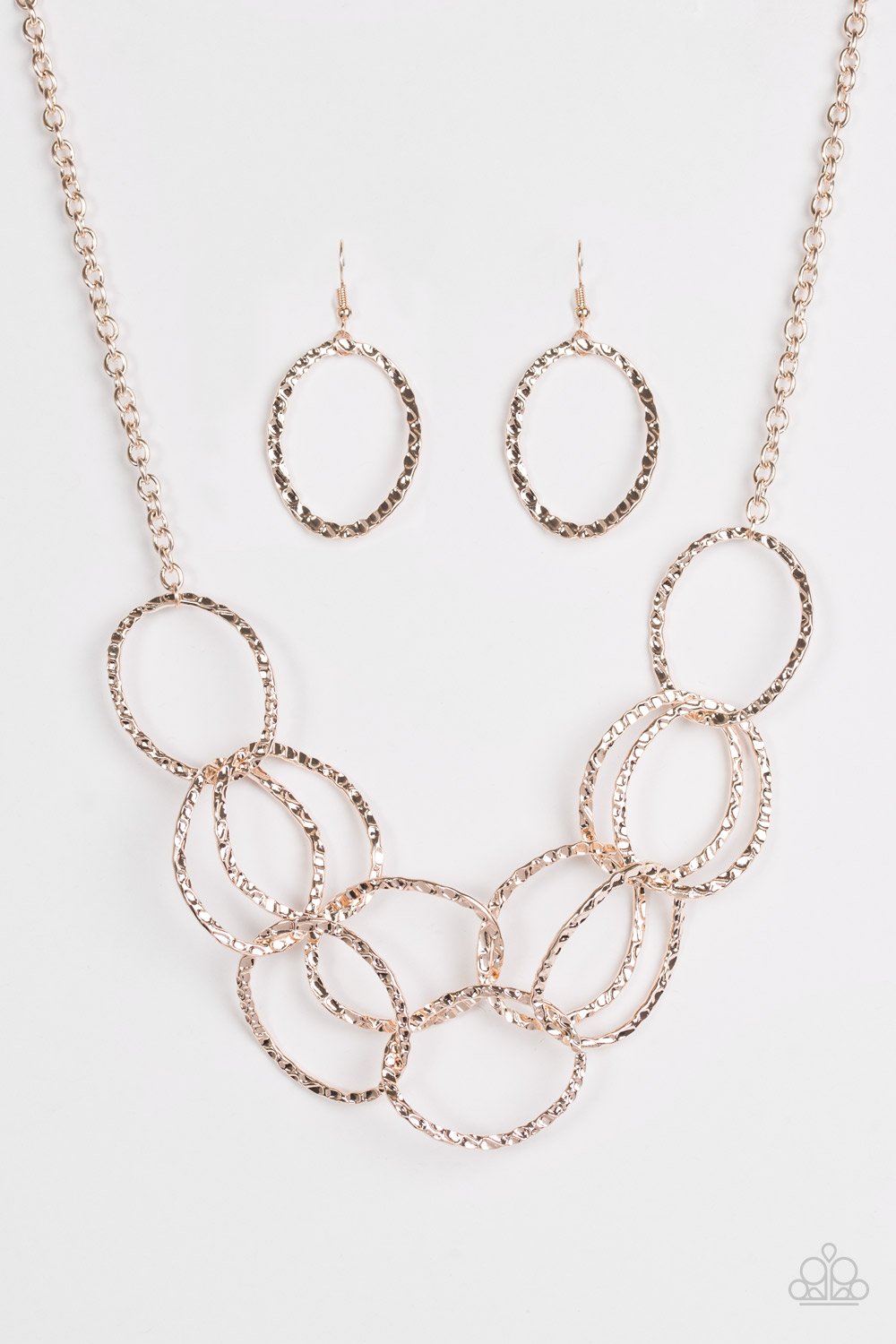 Paparazzi Necklace ~ Circus Royale - Rose Gold
